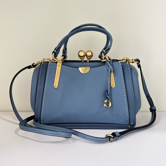 Coach Handbags - COACH Kisslock Dreamer 21 Bag Blue